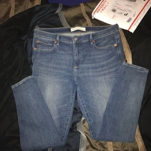 NWO Tags Mid Rise Skinny Jeans